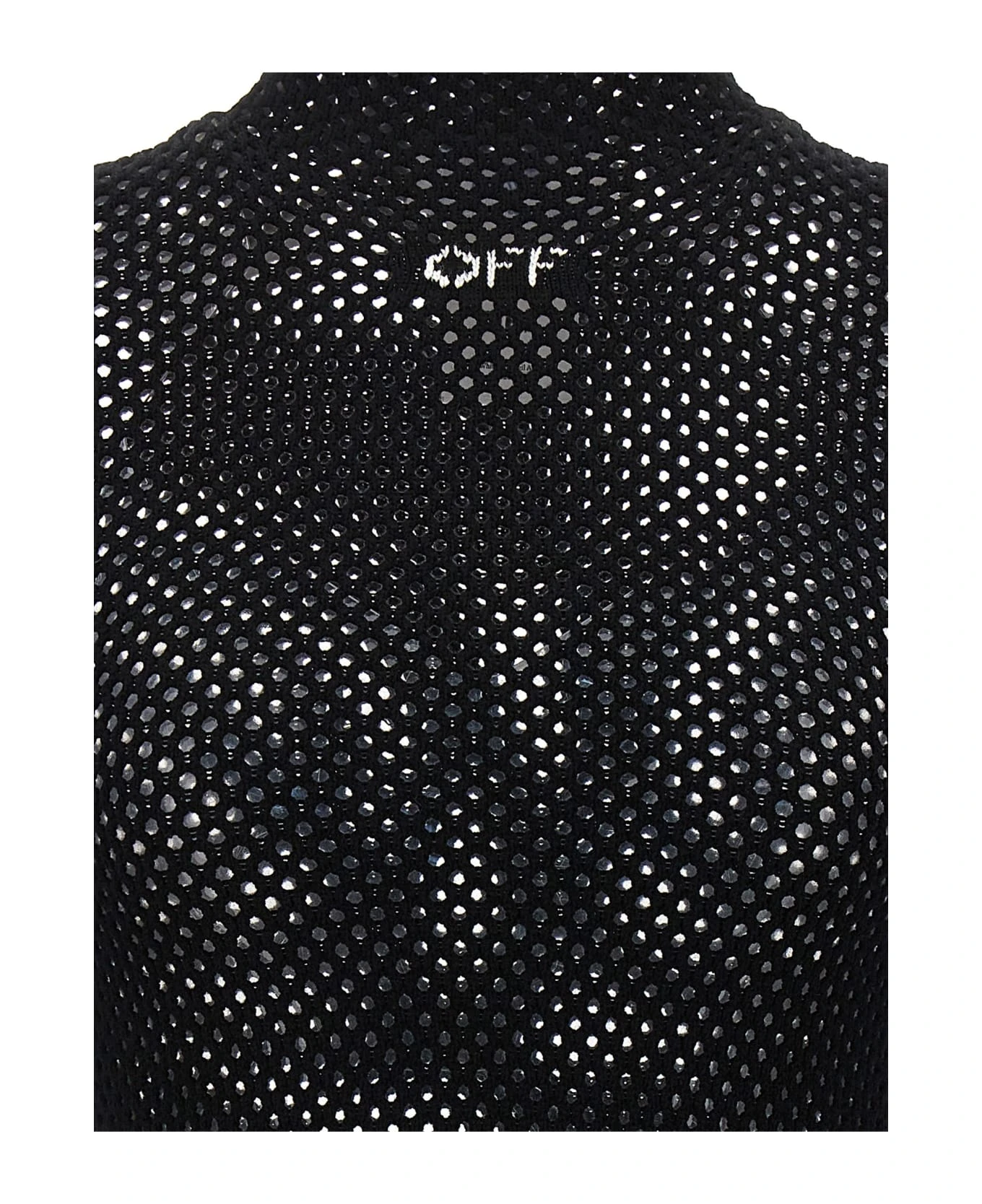 Off-White Openwork Logo Sweater 6 Off-White Openwork Logo Sweater - Image 4