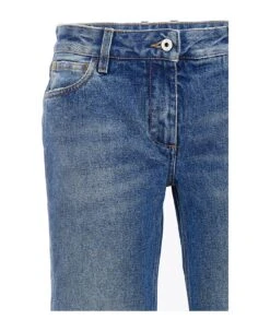 Off-White Flared Logo Jeans -Femme Mode Shop 4dc5db37cec3f86005b41768ebeaf498