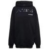 Balenciaga Oversized Black Hoodie With Hand-drawn Logo Print In Cotton Woman 1 Balenciaga Oversized Black Hoodie With Hand-drawn Logo Print In Cotton Woman -Femme Mode Shop 4f19055cd93bf5d5c9c055d3198fd564