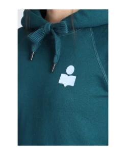 Malibu Sweatshirt In Green Cotton -Femme Mode Shop 51a57488001f1b51110835ada07492ad