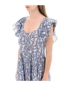 'gordana' Dress With Floral Motif 9 'gordana' Dress With Floral Motif -Femme Mode Shop 541df69708fcdd82686cd6e18d38efea