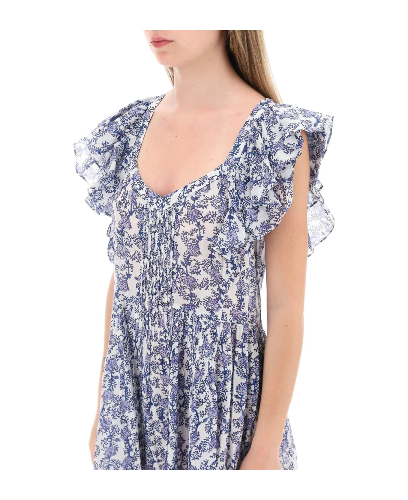 'gordana' Dress With Floral Motif 6 'gordana' Dress With Floral Motif - Image 4