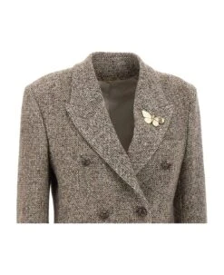 Golden Goose 'diva' Wool And Silk Blazer 8 Golden Goose 'diva' Wool And Silk Blazer -Femme Mode Shop 54cbf4393e4b70b8f3e54b58fb4cb343