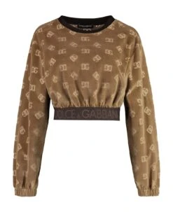 Dolce & Gabbana Chenille Logo Sweatshirt
