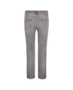 ERMANNO SCERVINO Grey Jeans With Abrasions And Rhinestones 8 ERMANNO SCERVINO Grey Jeans With Abrasions And Rhinestones -Femme Mode Shop 59644800598f90c151e8cced41bdf657