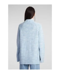 Maison Margiela Cardigan In Cyan Wool -Femme Mode Shop 5d25c0064962847061476bb521c2f86c