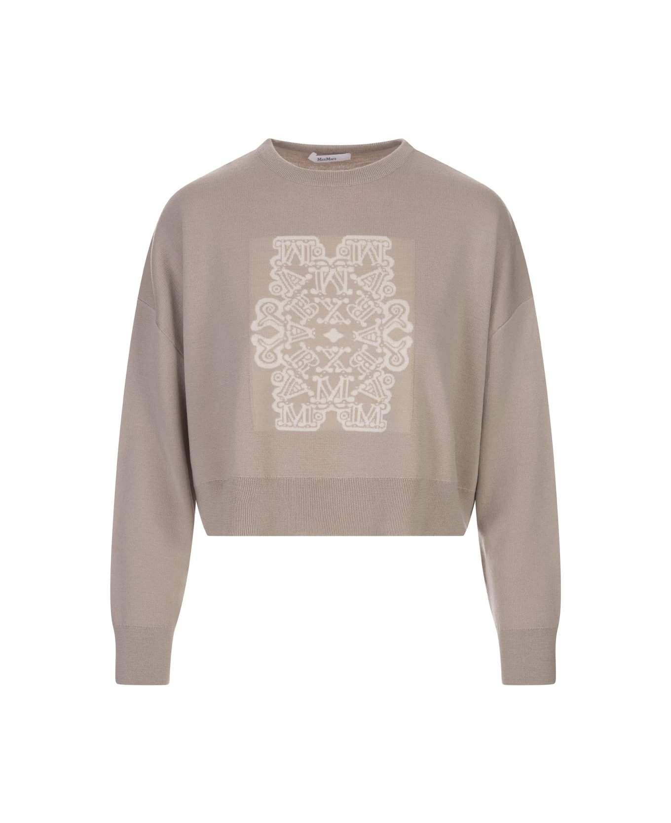 Max Mara Beige Sir Sweater 3 Max Mara Beige Sir Sweater