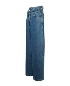 Ambush Belted Baggy Wide-leg Jeans -Femme Mode Shop 602fe5adb81969d67fa87b34f9cba246