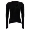 Versace Asymmetric Knitted Jumper