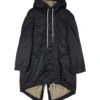 Fishtail Parka Black Nylon Hooded Parka - Fishtail Parka -Femme Mode Shop 64c07d0866d7b9412d4aed633fa6b37d