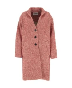 Melange Salmon Blend Sharon Coat