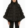 Chloé Black Quilted Down Jacket/sleeve -Femme Mode Shop 6630ef70cdb3c78d1dd7631253d78e48