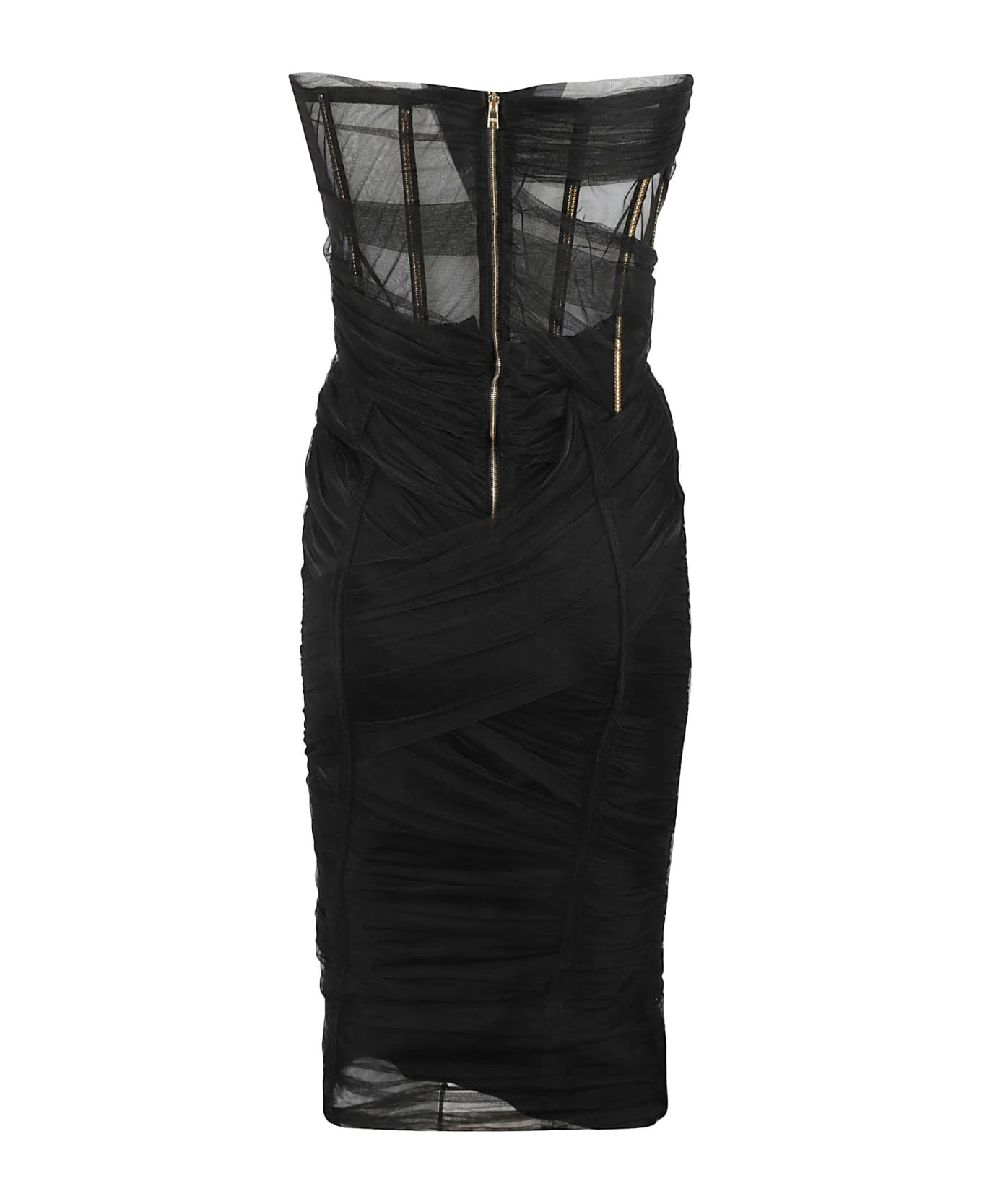 Dolce & Gabbana Wrap Sleeveless Dress 4 Dolce & Gabbana Wrap Sleeveless Dress - Image 2