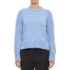 Bottega Veneta Felted Wool Sweater With Knot Buttons At Side