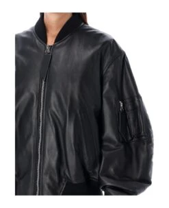 Anja Leather Bomber 7 Anja Leather Bomber -Femme Mode Shop 67ef76123a99fbbc851465b2d9fdcff7