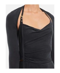 Jacquemus Le Haut Peplo Bolero Top -Femme Mode Shop 6f17da23478a78e60cc7701e81498cc9