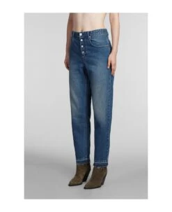 Belden Jeans In Blue Cotton -Femme Mode Shop 76d162e98291d299125fd4790e8ecd69