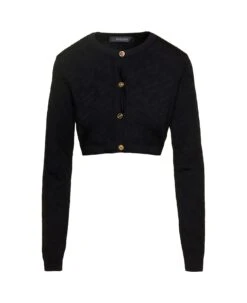 Versace Knit Colour Allover Cardigan