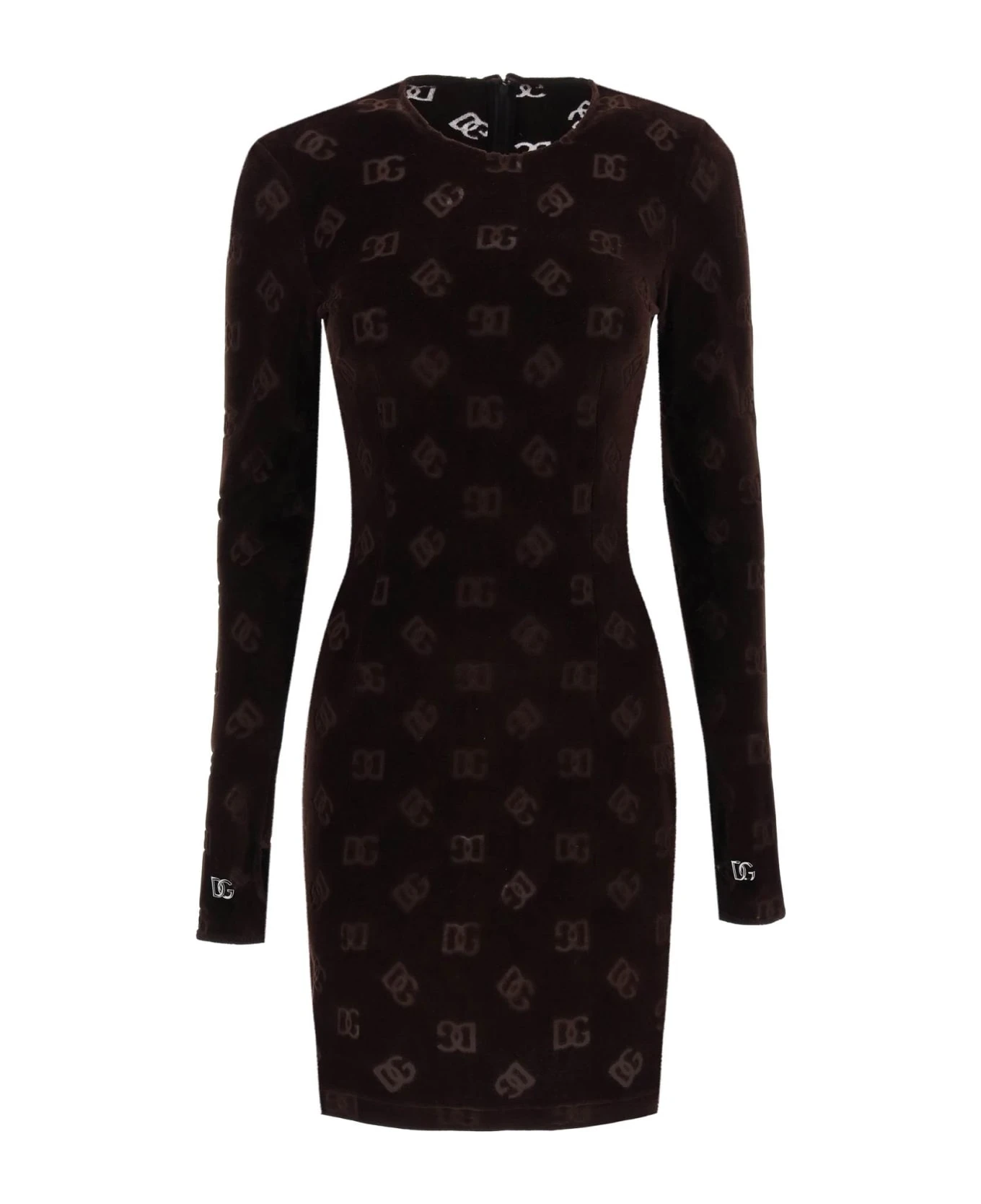 Dolce & Gabbana Monogram Chenille Dress 3 Dolce & Gabbana Monogram Chenille Dress