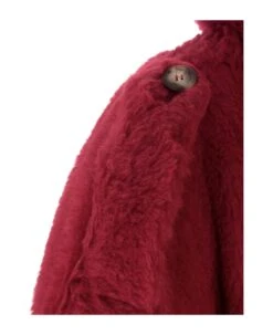 Max Mara Red Placido Cape 10 Max Mara Red Placido Cape -Femme Mode Shop 86383f3352b754f188ce93dbc1c89707