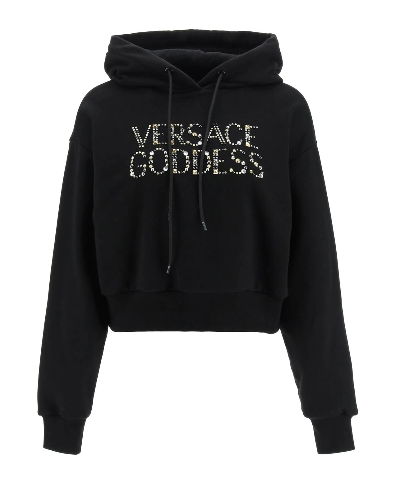 Versace Studded Logo Hoodie 3 Versace Studded Logo Hoodie