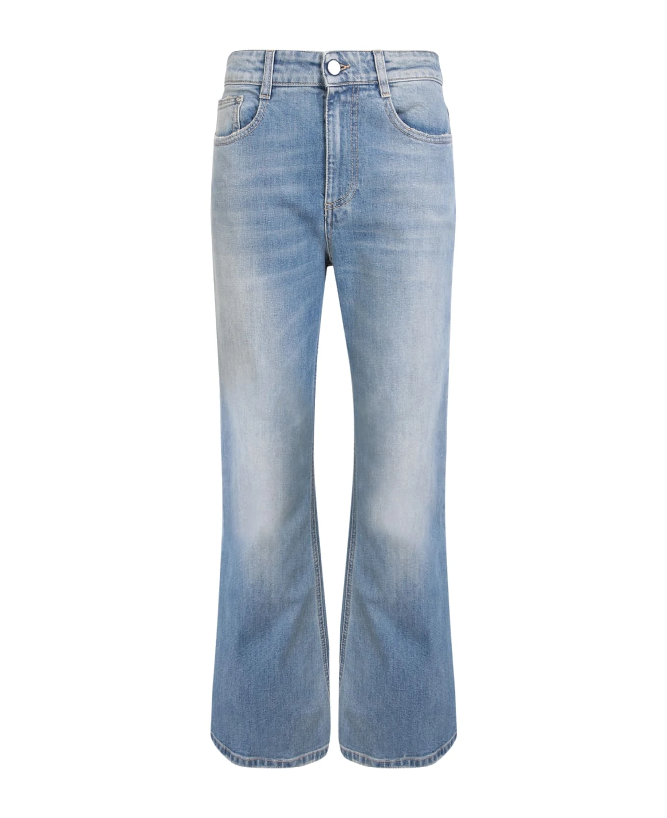 STELLA MCCARTNEY Light Blue Bootcut Jeans 3 STELLA MCCARTNEY Light Blue Bootcut Jeans