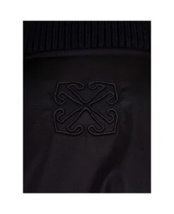 Off-White Ny Gab Bomber Black Black -Femme Mode Shop 8c061616e2e2ac1b6134019f05cad874