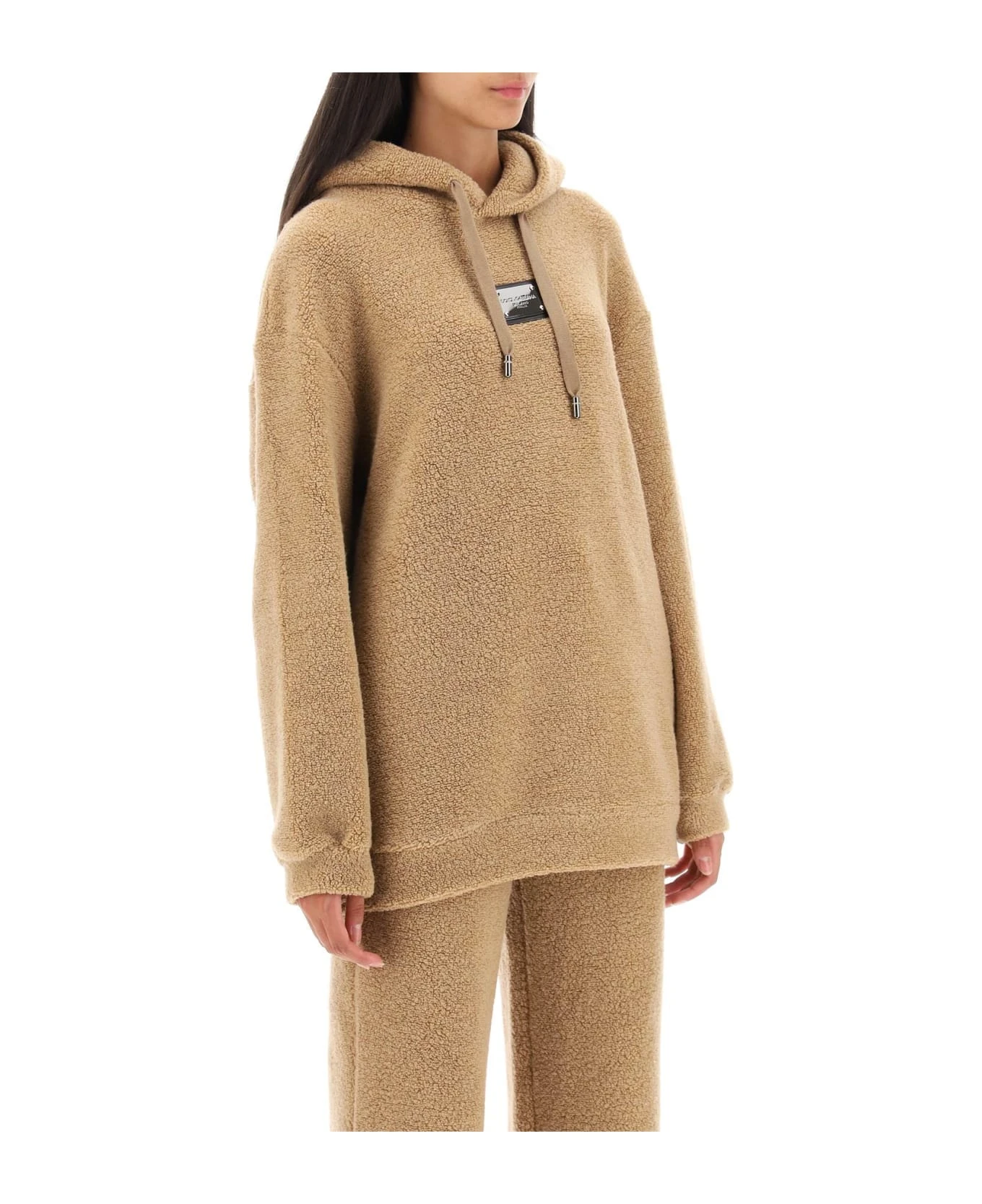 Dolce & Gabbana Maxi Hoodie In Wool Jersey 4 Dolce & Gabbana Maxi Hoodie In Wool Jersey - Image 2