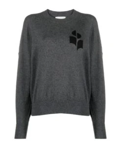 Grey Organic Cotton Blend Jumper