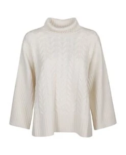 Max Mara Okra Turtle Neck Sweater