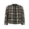 Alexander McQueen Hybrid Tweed Cocoon Jacket