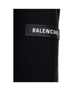 Balenciaga Relaxed Black Cardigan With Logo Patch In Wool Woman 7 Balenciaga Relaxed Black Cardigan With Logo Patch In Wool Woman -Femme Mode Shop 93fba4171a15a07fede71cac1d9880ad