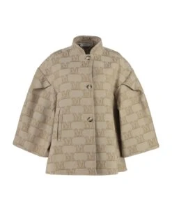 Max Mara Cotton Cape Coat