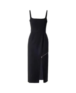 Alexander McQueen Grain De Poudre Sheath Dress