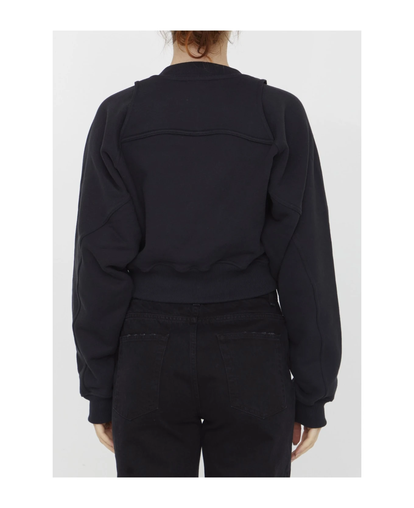 Off-White Off Logo Crop Sweatshirt 6 Off-White Off Logo Crop Sweatshirt - Image 4