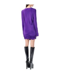 Versace Slashed Mini Dress -Femme Mode Shop 9883d97f965580ec7a5b70cbe2cfa483