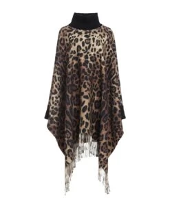 Dolce & Gabbana Wool And Cashmere Blend Poncho