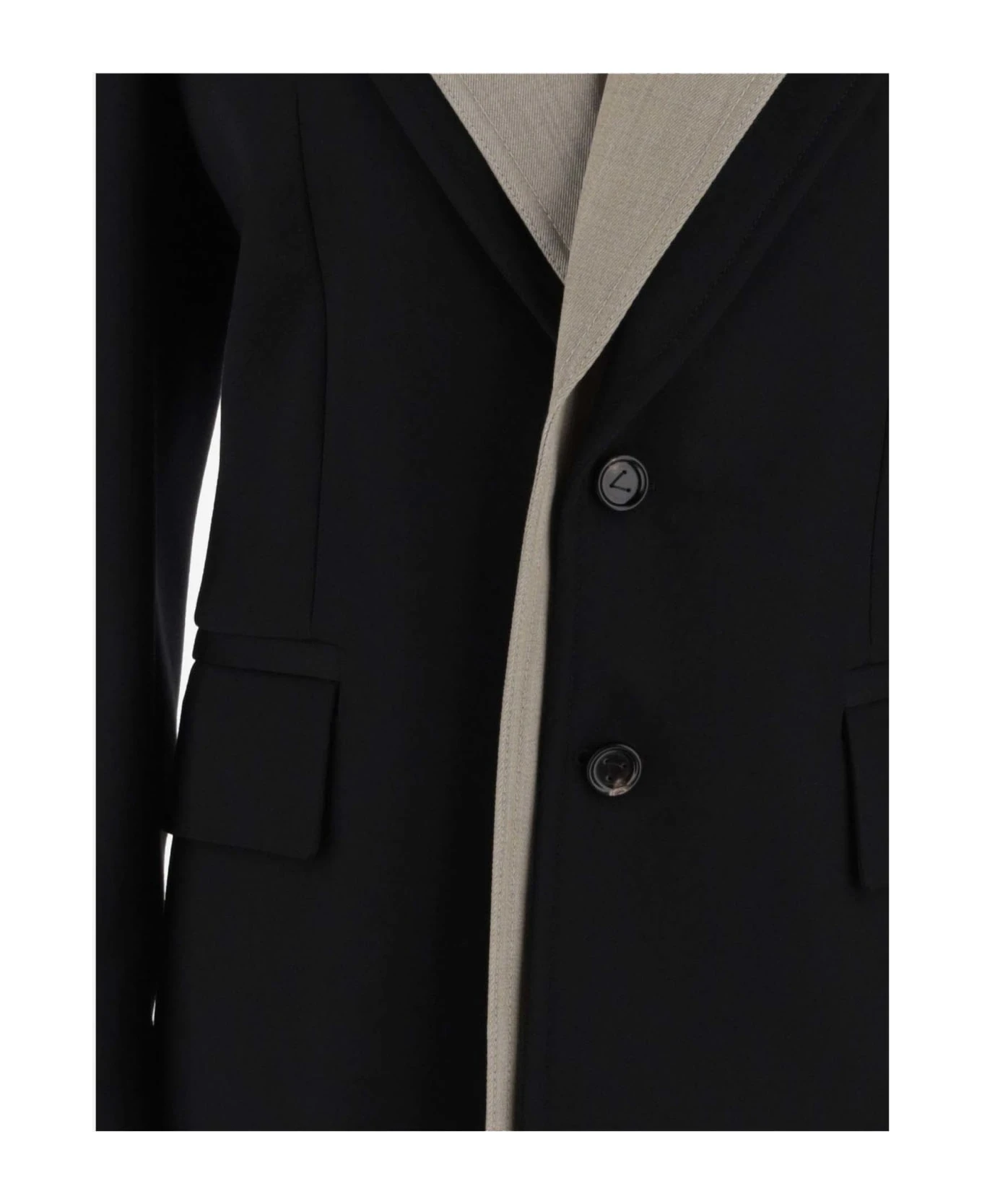 Bottega Veneta Bi-color Wool Single-breasted Jacket 5 Bottega Veneta Bi-color Wool Single-breasted Jacket - Image 3