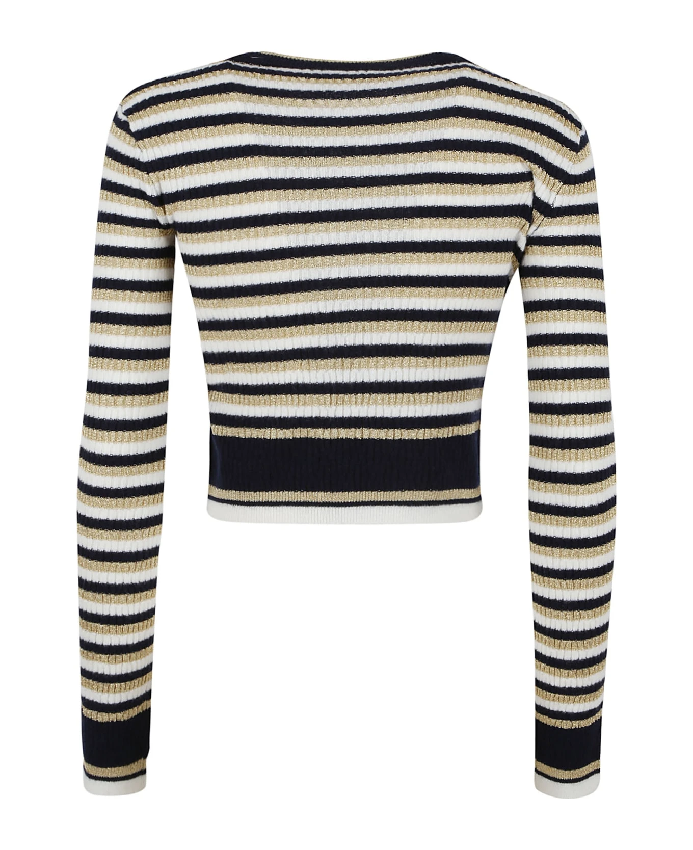Valentino Garavani Pattern Wool And Lurex Sweater 4 Valentino Garavani Pattern Wool And Lurex Sweater - Image 2