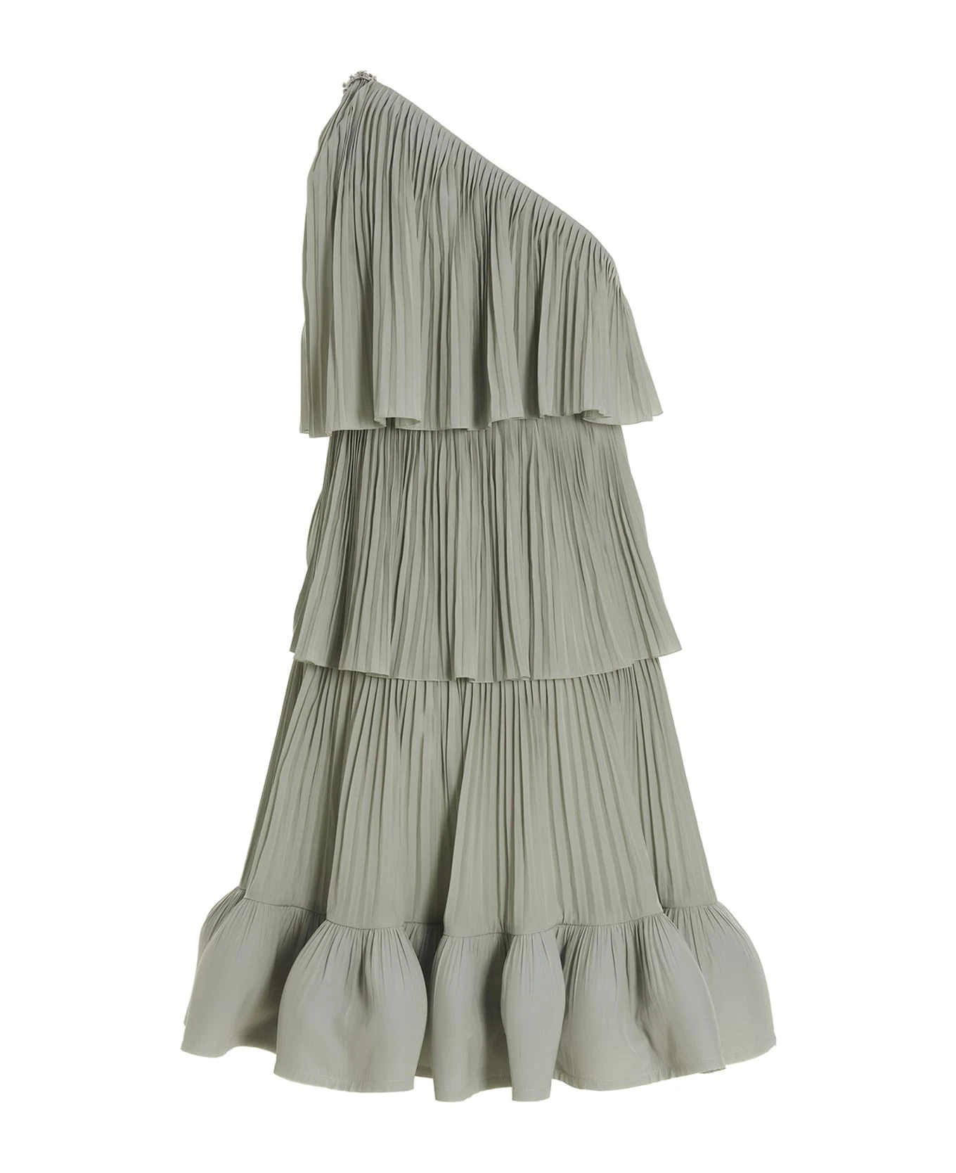 Lanvin Pleated Flounced Dress 4 Lanvin Pleated Flounced Dress - Image 2