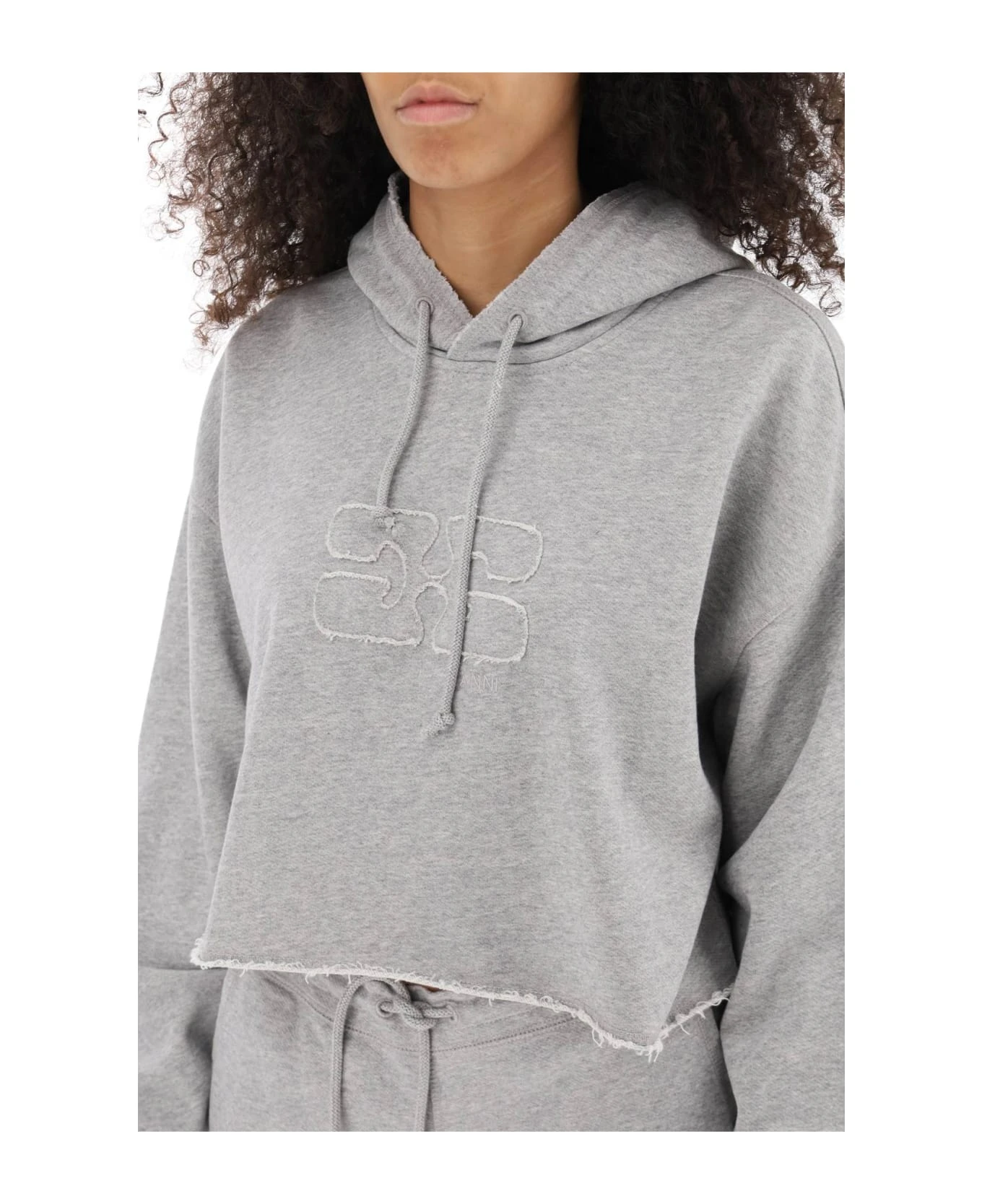Ganni Isoli Cropped Hoodie 6 Ganni Isoli Cropped Hoodie - Image 4