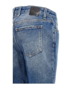 Off-White Flared Logo Jeans -Femme Mode Shop a64003fcede8c67f3b65dcd8507fcf73