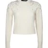 Golden Goose Cropped Wool Sweater With Crystals -Femme Mode Shop a69a02a41a9078bcb1ae9c2d512e25c9