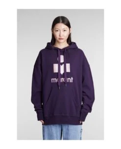Mansel Sweatshirt In Viola Cotton