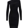 Balenciaga Asymmetrical Cupro Blend Dress -Femme Mode Shop a71446e0539b648faf70e7e9fb797a37