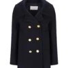 Valentino Solid Caban Coat 2 Valentino Solid Caban Coat -Femme Mode Shop ac8790d20626e94f27bbd78bcd5df2f0
