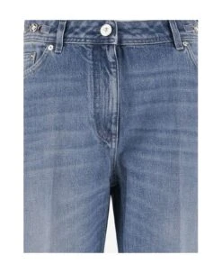 Versace Cotton Denim Boyfriend Jeans -Femme Mode Shop adcab08acbfa98ff5022b3e858d05962