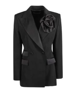 Dolce & Gabbana Floral Two-buttoned Blazer