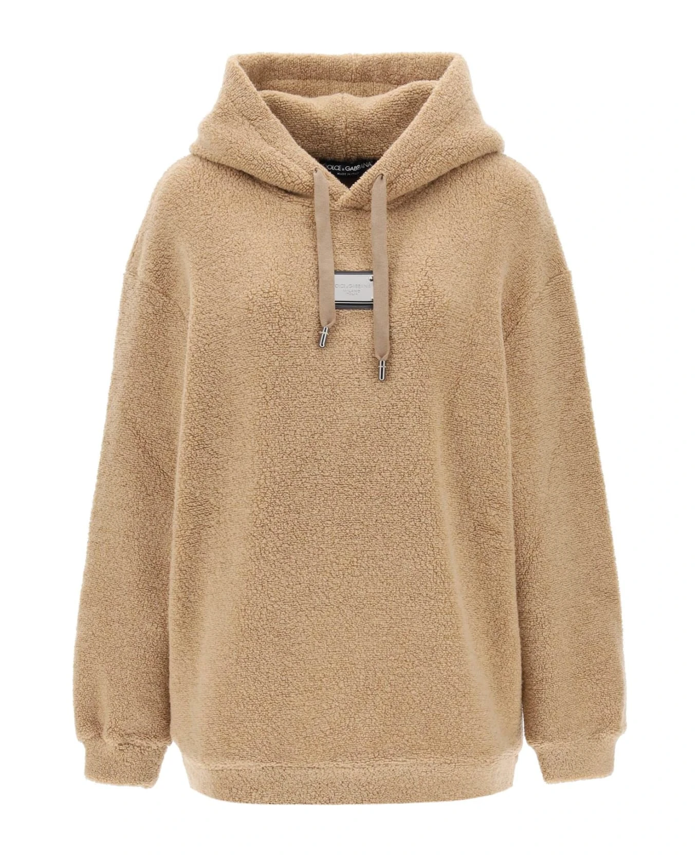 Dolce & Gabbana Maxi Hoodie In Wool Jersey 3 Dolce & Gabbana Maxi Hoodie In Wool Jersey