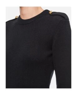 Alexander McQueen Peplum Ruched Jumper -Femme Mode Shop aeeb983e97f2a9d97cc1732fe22761d7